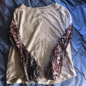 VINTAGE BOHO LONG SLEEVE TOP
